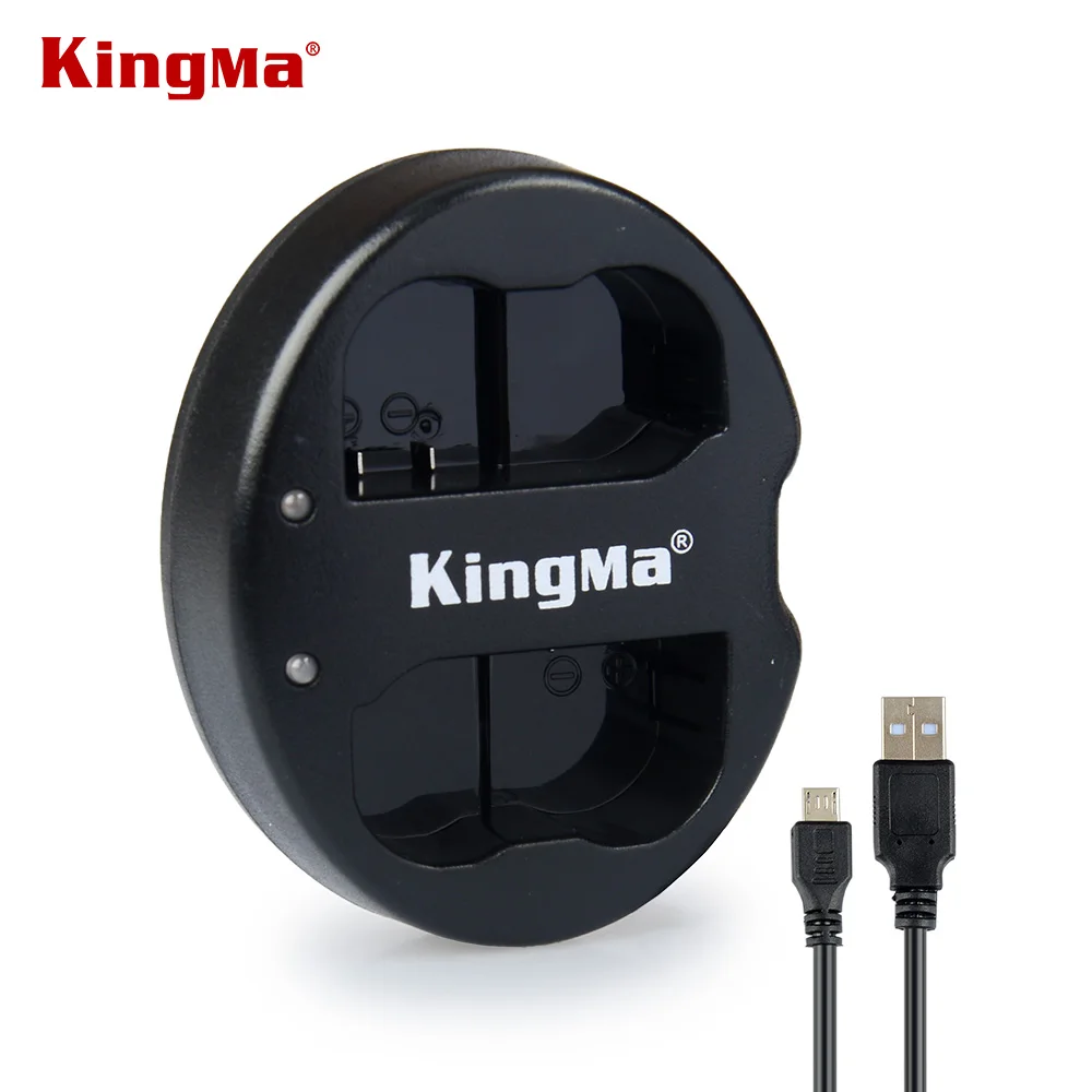 KingMa BM015-EL15 Dual USB зарядное устройство для EN-EL15 батарея камера батарея зарядное устройство для Nikon D600 D800 D800E D7000 D7100 V1 MH-25