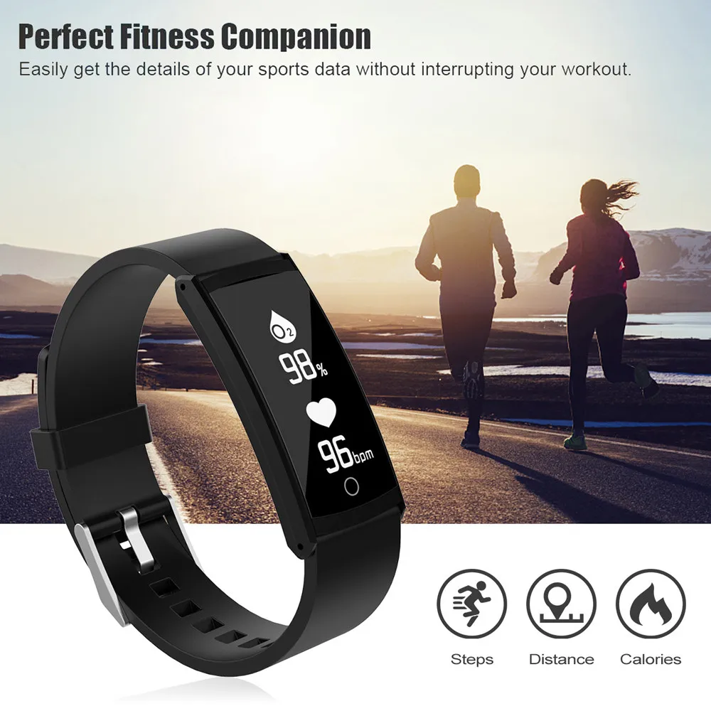 Blood Pressure Watch Smart Watch Sports Fitness Activity Heart Rate