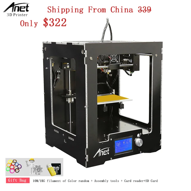 Best Price Anet A3S 3d Printer Full Aluminum Frame Maximum Printing Size 150*150*150MM 3d Printer With 1 Roll PLA Filament and Assemble Bag Best Price Anet A3S 3d Printer Full Aluminum Frame Maximum Printing Size 150*150*150MM 3d Printer With 1 Roll PLA Filament and Assemble Bag
