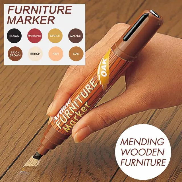 8 Colors 2 5mm Wooden Floor Tables Chairs Remover Scratch Repair 8 Colors 2 5mm Wooden Floor Tables Chairs Remover Scratch Repair Paint Pen Furniture Markers For Mending