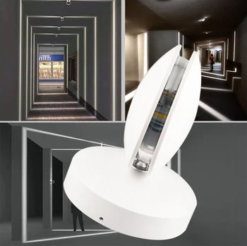 

220V 360degree 10w modern Wall lamp LED Wall Light Fixture porch lights Wall Sconces Club Bar Hotel Hallway Ceiling Decoratiive