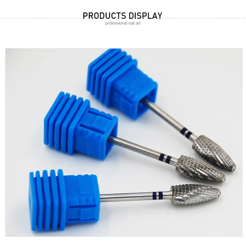 Lixa de Unhas Broca de Carboneto de Polimento ''grande Cone Forma Carbide Bit Unha Broca Elétrica Pedicure Prego 2pcs 3 - 32 3 Equipamento de unhas artísticas