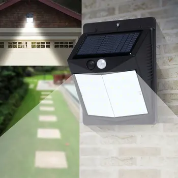 

40LEDs Solar Powered Light PIR Motion&Light Sensor Wireless Solar Lamp Waterproof Outdoor Garden Yard Wall LED Light Lamps