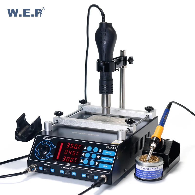 

WEP 853AAA Motherboard of Mobile Computer BGA Preheating Rework Station Large Power Heater Soldering Iron Adjustable Bracket