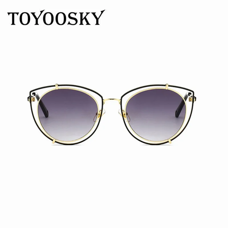 Toyoosky для девочек Новинка 2017 года Для женщин Солнцезащитные очки Винтаж кошачий