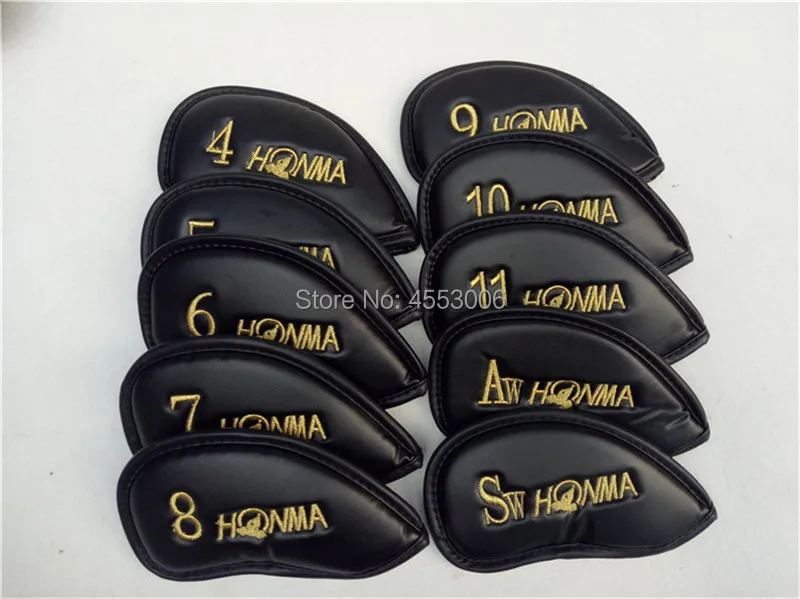 Honma Golf Club Чехлы для головы водителя фарватера леса#1#3#5 Утюги# 4-11AS клюшки полный комплект головной убор