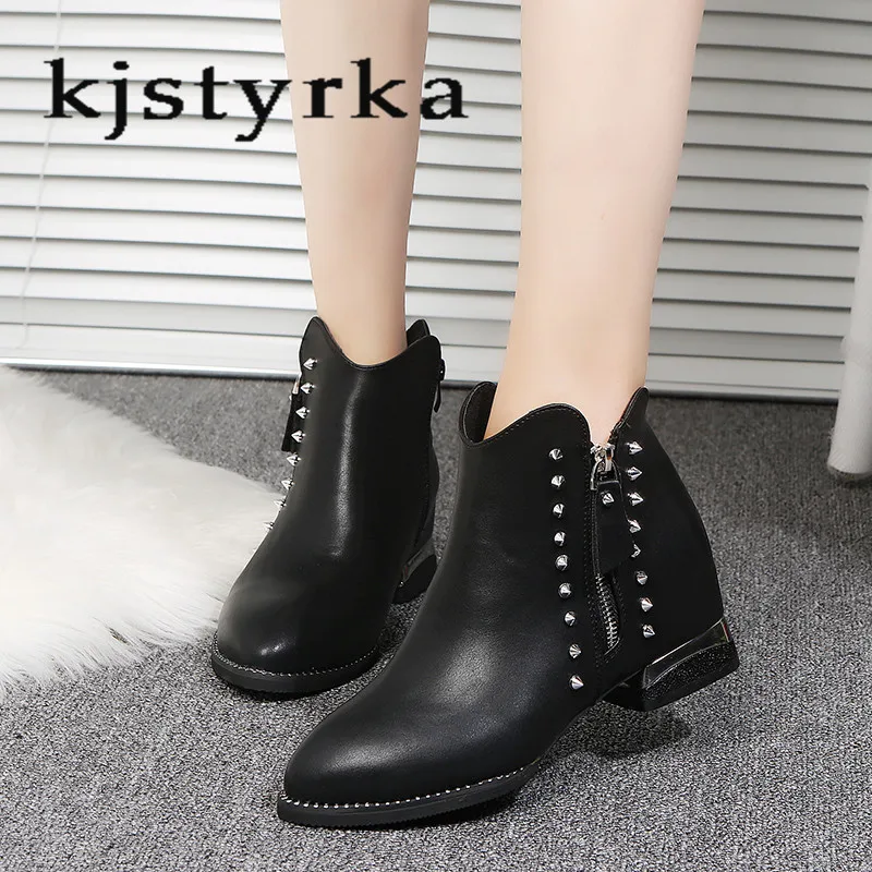 Talons Bota En De 2018 Brillant Femmes Bottes Hiver Feminina Kjstyrka Décoration Chunky Cheville Dames Classique Peluche Mode Cristal n8XwOk0P