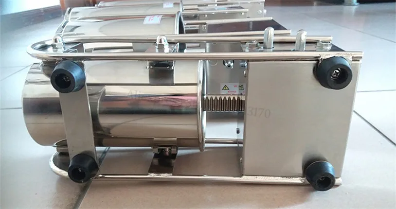 Горизонтальная руководство 5L нержавеющая сталь аппарат для приготовления испанских пончиков Чуррос ручной работы колбаса писака мясо