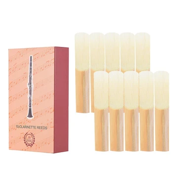 

Box Of 10pcs B Clarinet Reeds Traditional Reeds Strength 2.5 #8