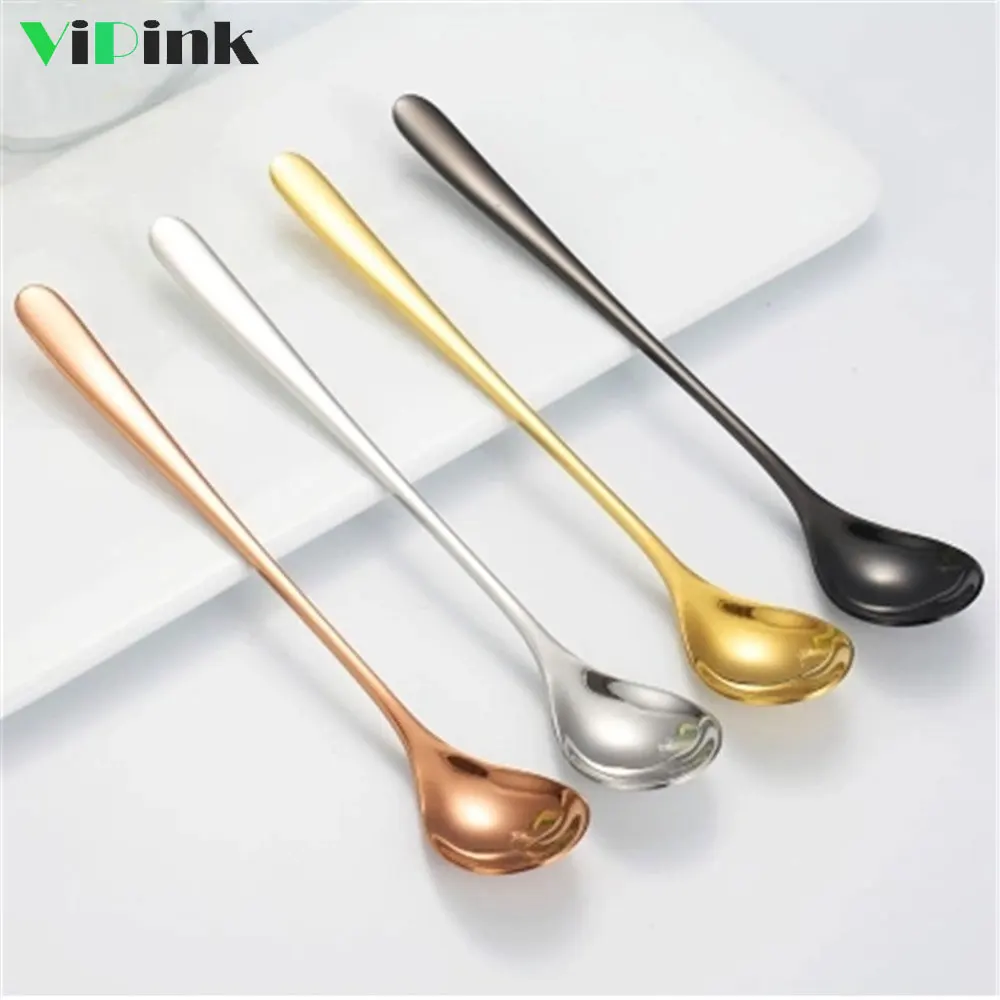 Creative Coffee Stirring Ice Spoon Stainless Steel Long Handle