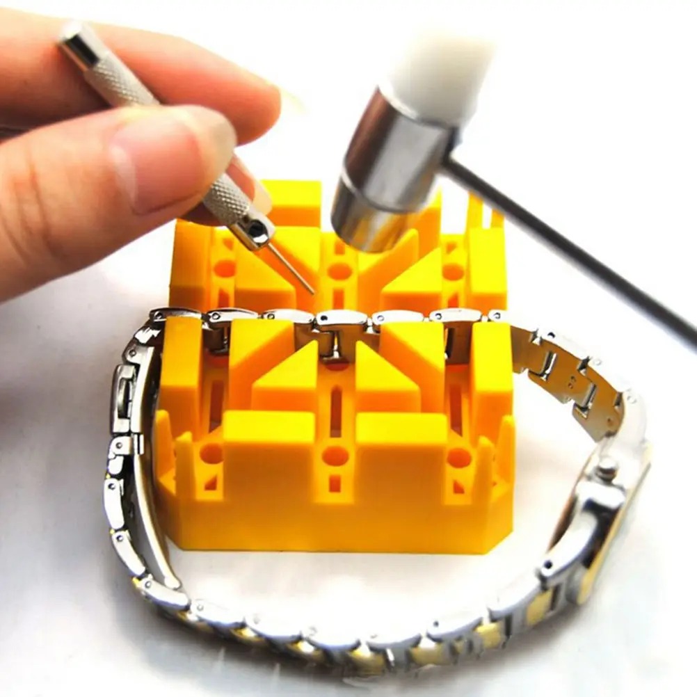 

Watch Band Bracelet Holder Watch Repair Tools Outils Horlogerie Watch Strap Link Pin Remover Block Watchmaker Repair Kit