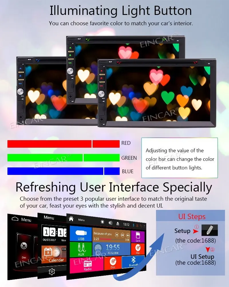 Sale Eincar Wireless Camera as gift, 2din Car Stereo In Dash Car DVD Player Autoradio Head unit FM Radio Video Bluetooth Touch Screen 7 Sale Eincar Wireless Camera as gift, 2din Car Stereo In Dash Car DVD Player Autoradio Head unit FM Radio Video Bluetooth Touch Screen 7