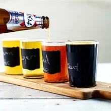 Оригинальное творчество пивная кружка набор труба с деревянным поддоном домашняя креативная стеклянная кружка для сока чашки