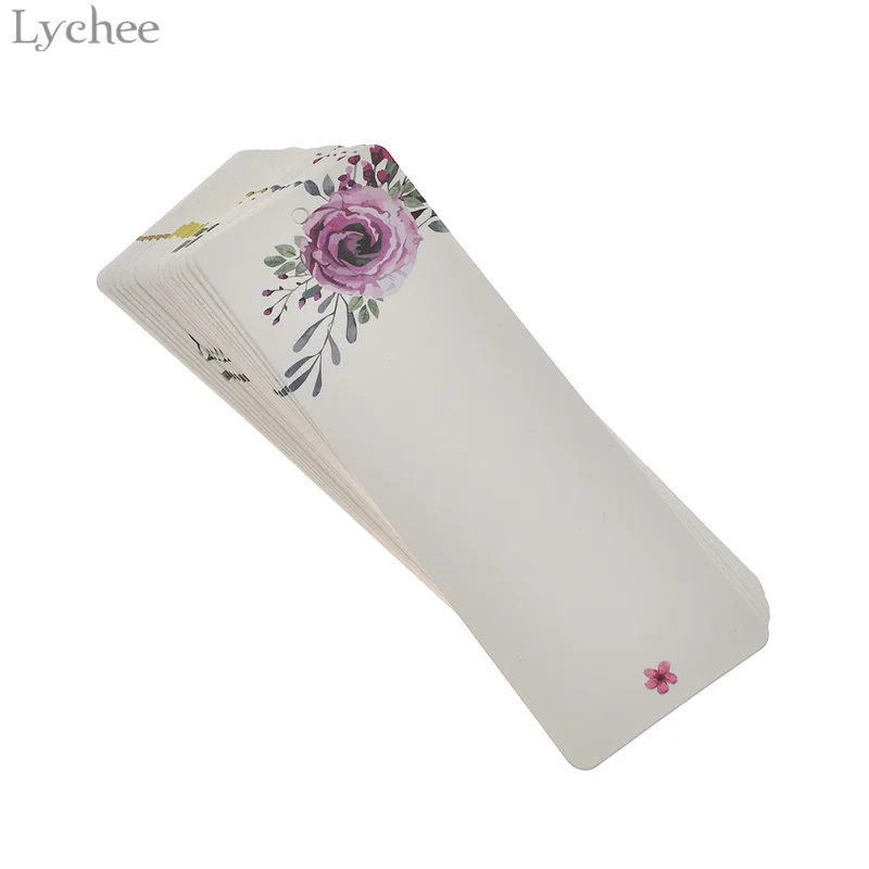 Lychee Life 40 шт. винтажный цветочный лист цветной бумаги Этикетка для записная книжка Закладка сделай сам украшение дневника ручной работы