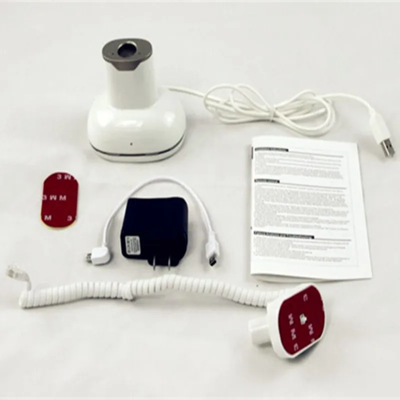 10 set retail shop table demo live display remote control charge up single alarm security mobile stand