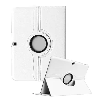 

2018 New Luxury Stand Cover Pu Leather Case for Samsung Galaxy Tab 3 10.1 P5200 P5210 P5220 360 Degree Rotating Case Tab 3 P5200