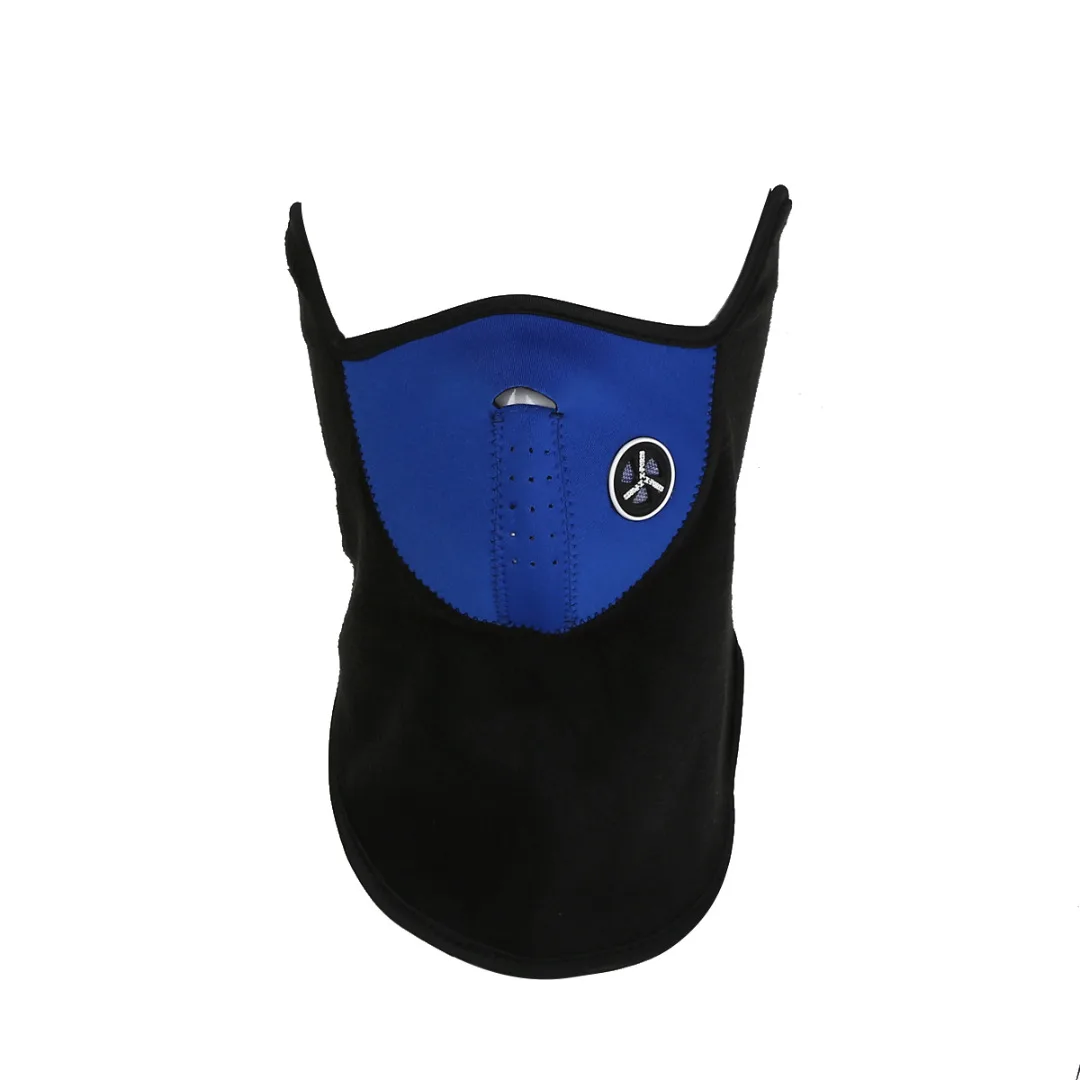 

1PC Neoprene Fiber Warmer Face Neck Cold Mask Half Face Cover Blue/Black/Red For Winter Outdoor Sport