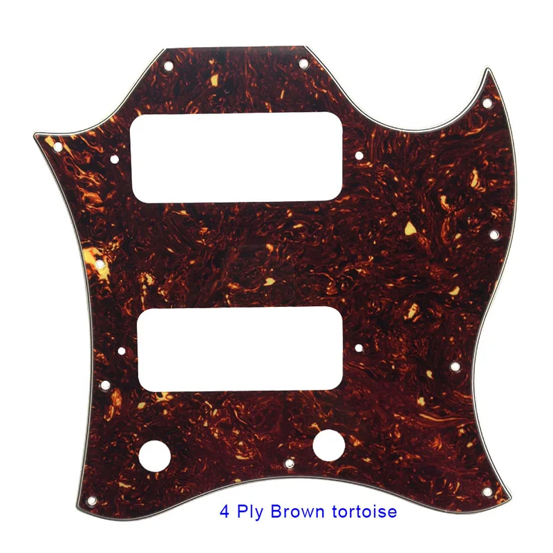 Запасные части для гитары Pleroo pickguard Gibson Standard SG Полнолицевая царапина Route P90 пикапы