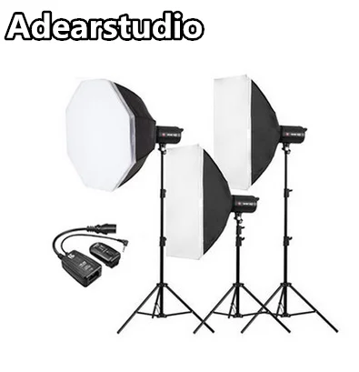 

Jinbei 400W Photo Studio Monolight Strobe Flash Light Softbox Lighting Kit with Octagon Softbox for Video Shooting NO00DC