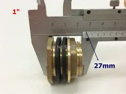 1 "bsp Латунь трубы установки гайки резервуар для воды разъем, медь, латунный