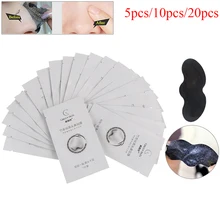 Инструмент для удаления чёрных точек, корейская косметика для лица Уход за кожей лица черных точек маска для лица акне уголь Тканевая маска пилинг отшелушивающая маска для носа 5/10/20 шт