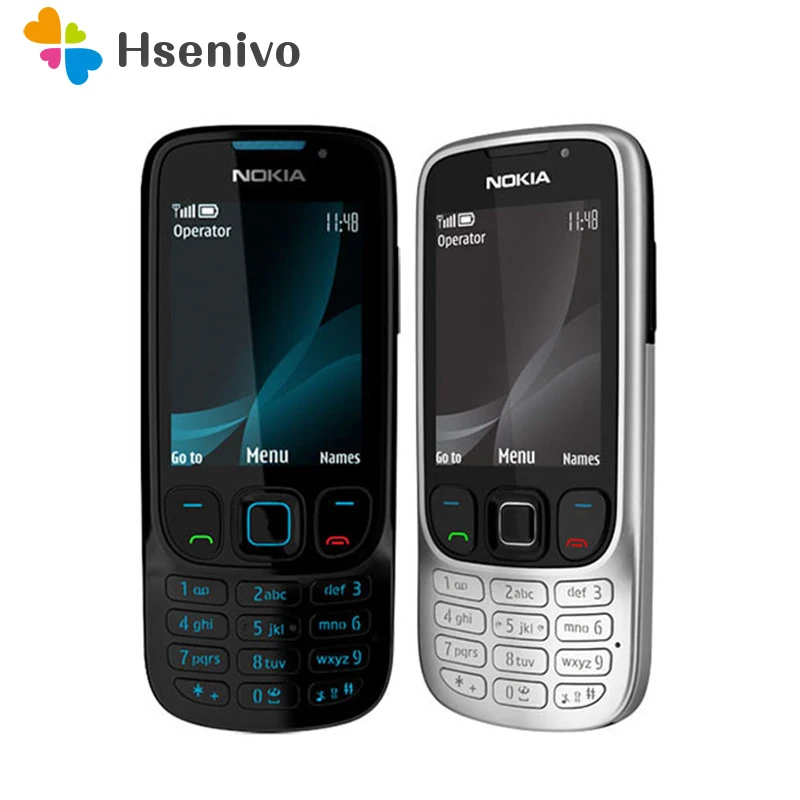 6303c разблокированный Nokia 6303 Классический FM GSM 3MP камера мобильный телефон русская клавиатура Поддержка