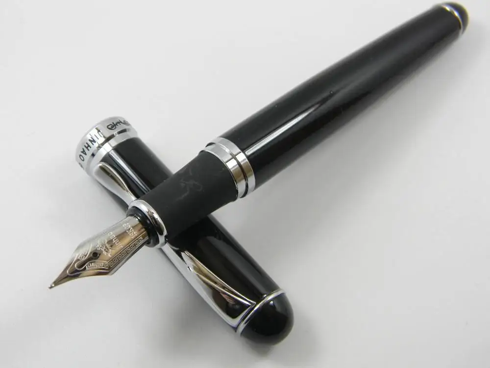 Jinhao X750 горячий цвет шахматная доска металлический подарок Средний Перьевая ручка - Цвет: AB4