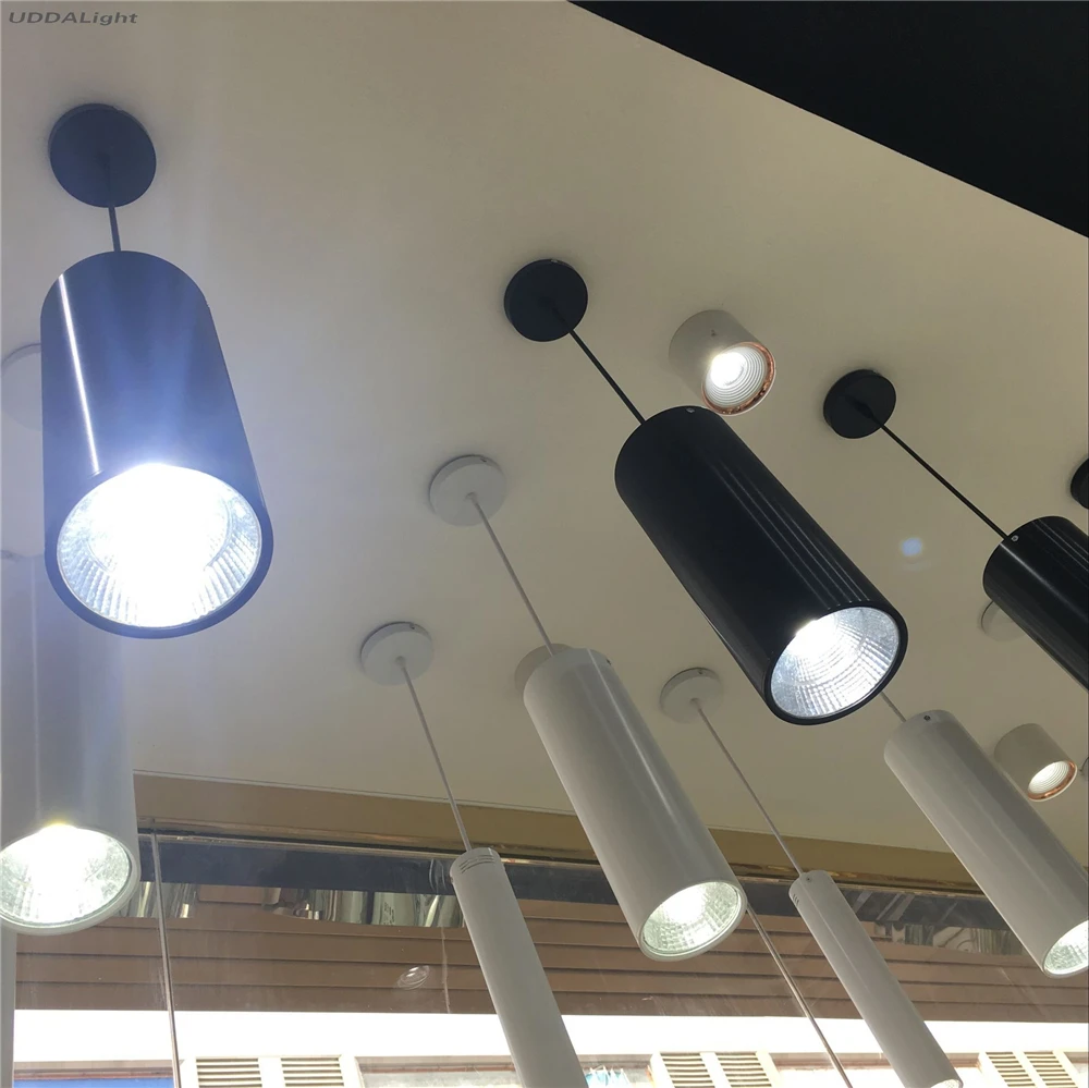 

surface spot led 5w downlight cob black/white 1000mm Lengthened Dia60mm 30% off