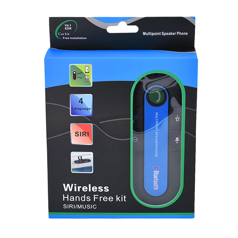 Bluetooth V4.1 BT850 солнцезащитный козырек Handsfree автомобильный комплект fm передатчик MP3