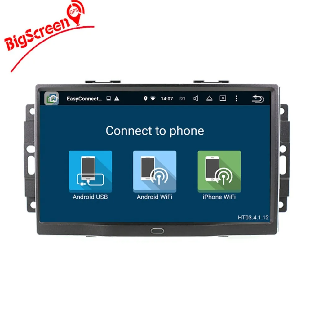 Cheap Octa core Android 8.1 Car GPS navigation For Chrysler 300C Jeep Dodge 2004-2008 No DVD player multimedia tape recorder head unit 2