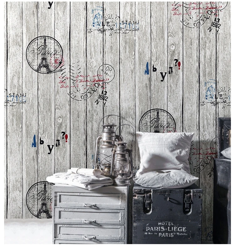 Aliexpress Buy Wood Grain Striped Wallpaper Wall aliexpress buy wood grain striped wallpaper wall