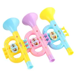 Детские игрушки рога 1 шт красочные Пластик труба гудок Пластик маленьких детский музыкальный инструмент игрушки раннего развития Oyuncak
