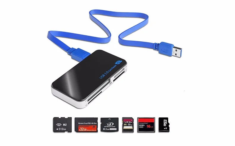 USB 3,0 Compact Flash All-in-1 Multi устройство чтения карт памяти адаптер CF MicroSD MS XD Multifunction устройства считывания карт