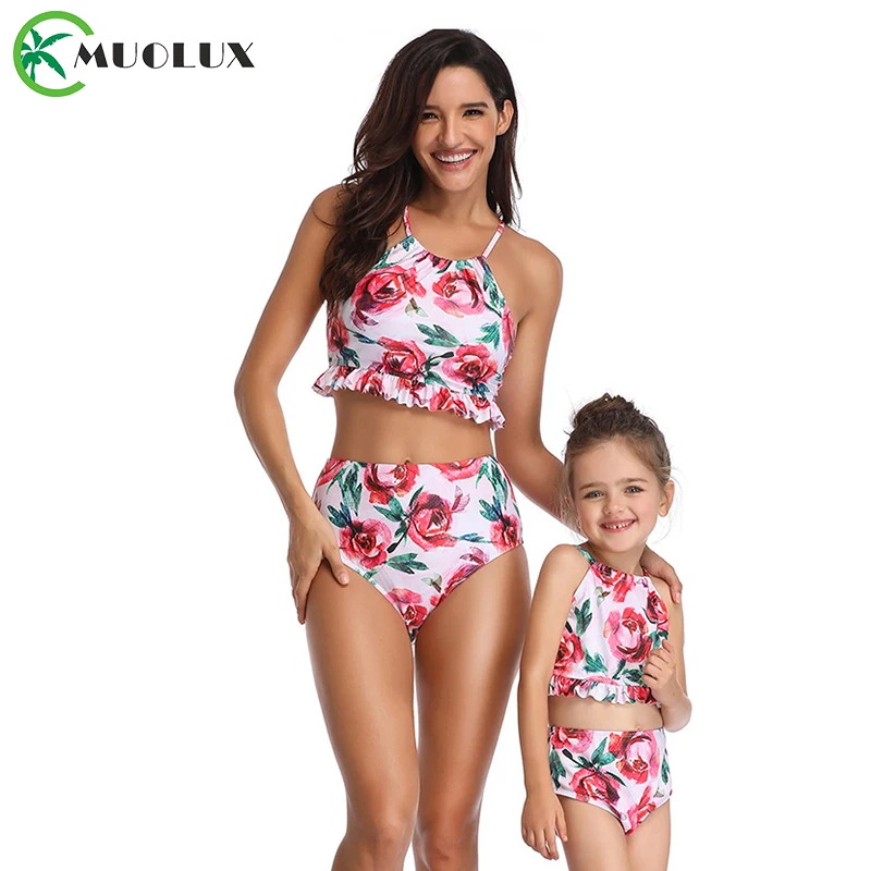mom 2 piece bathing suit
