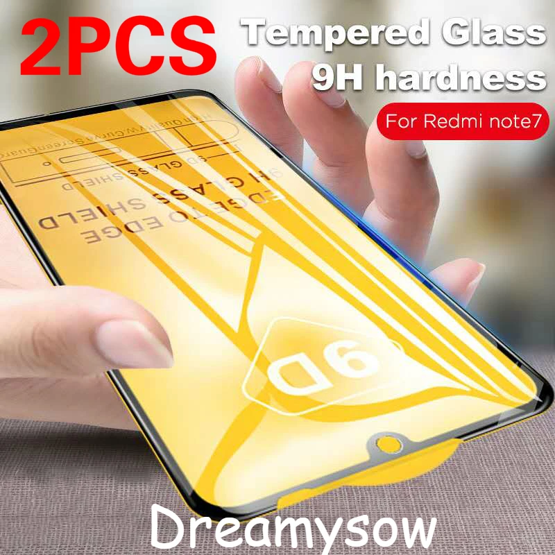 

2PCS 9D Screen Protector Glass For Xiaomi Mi9 SE 8 CC9 6X 5X 9X Max1 Max2 Glass Redmi Note 7 5 Pro 7 Full Cover Tempered Glass