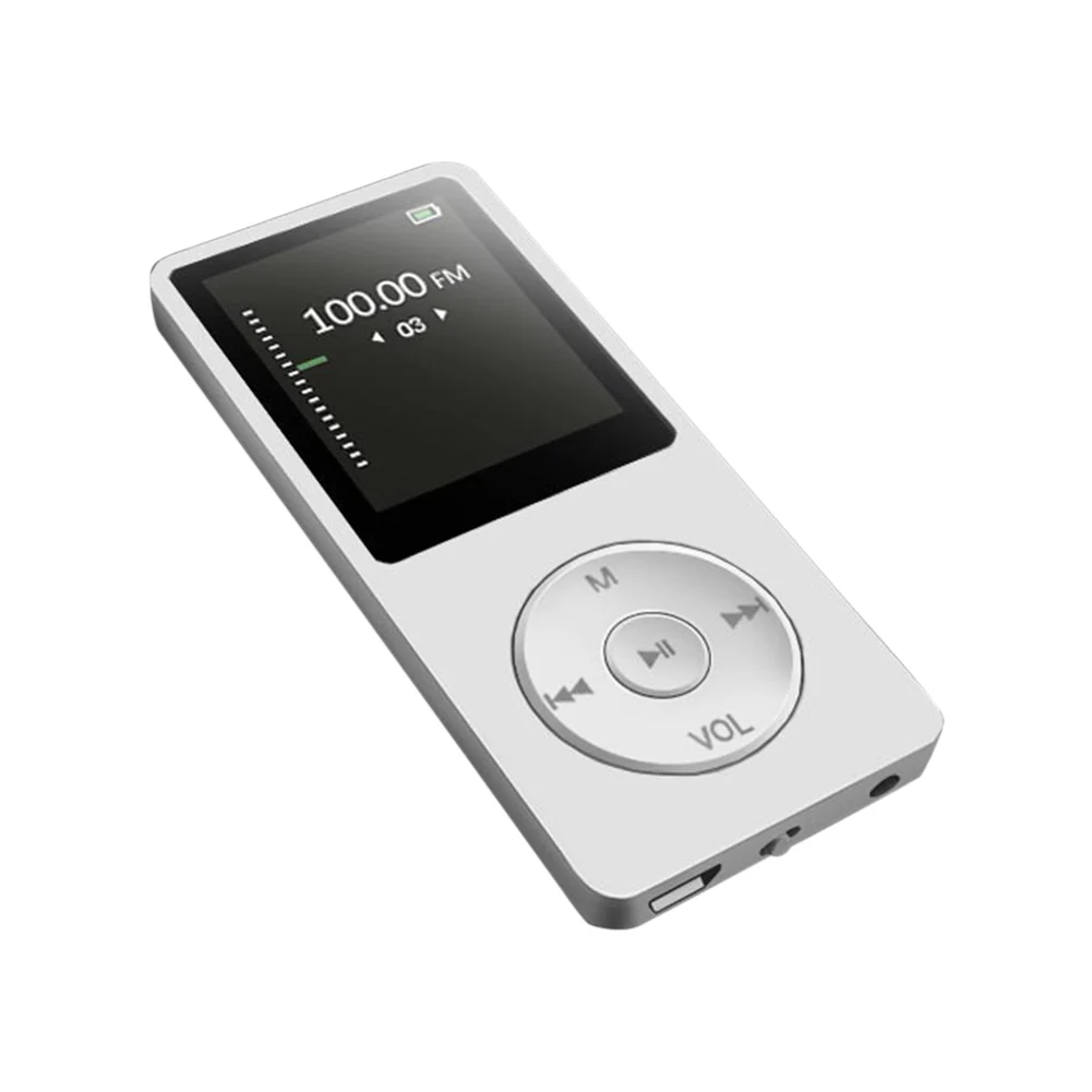 Портативный 1 8 дюймовый экран MP3 музыкальный плеер с дисплеем 4 Гб перезаряжаемая