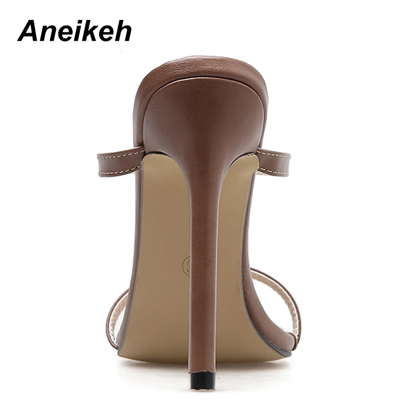 Aneikeh Women Sandals Stiletto High Heel Shoes Strap Ankle Wrap OL Sexy Pumps Party Dress Shoes Size 35-40 women high heels,platform high heels sandals