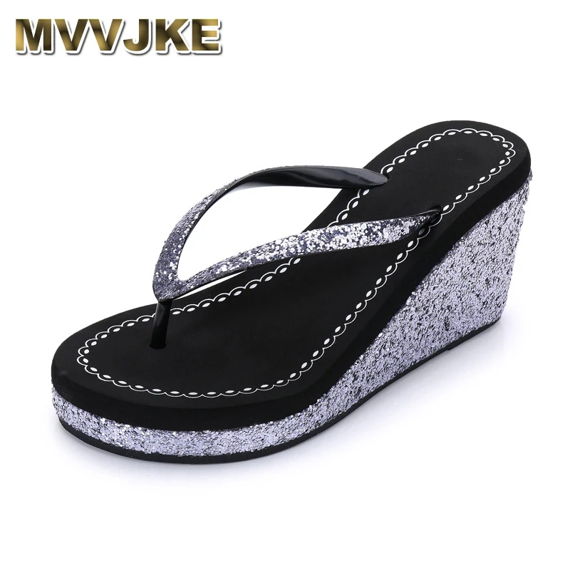 diamante slip on sandals