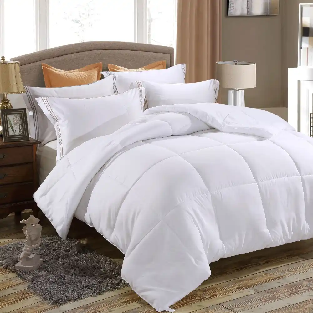 Luxury Duvet Insert Goose Down Alternative Comforter Duvet Cover