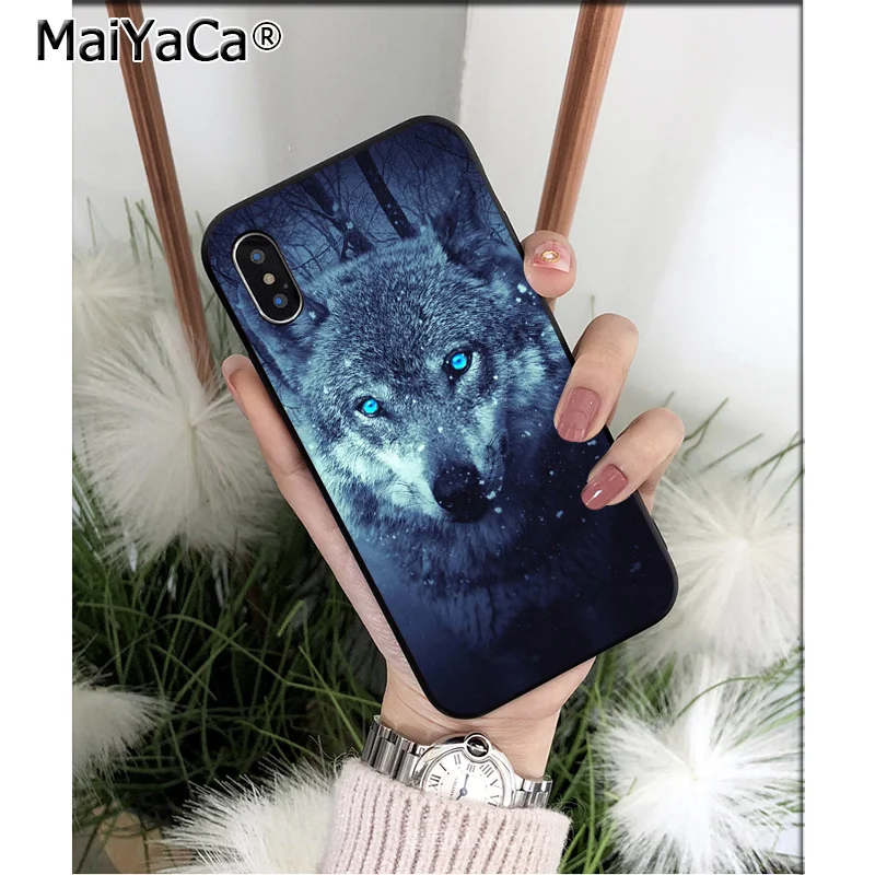 wild snow wolf mountain
