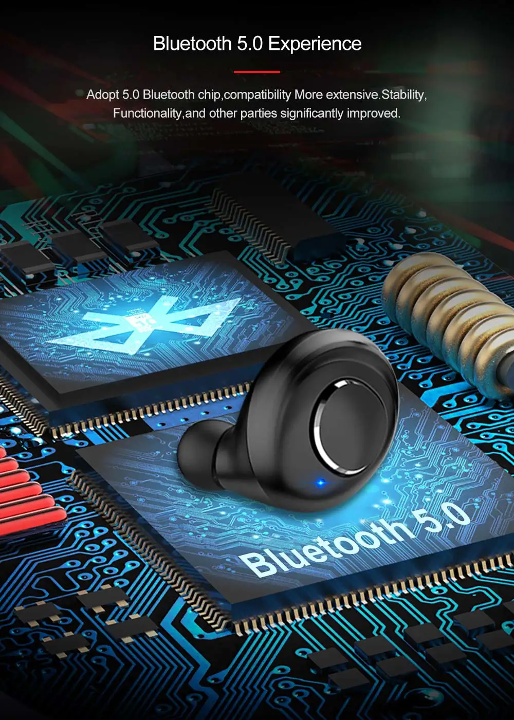 X8 Bluetooth 5.0 Mini Earbuds True Wireless TWS Bluetooth Earphone Stereo Wireless Headphone With-Mic  7