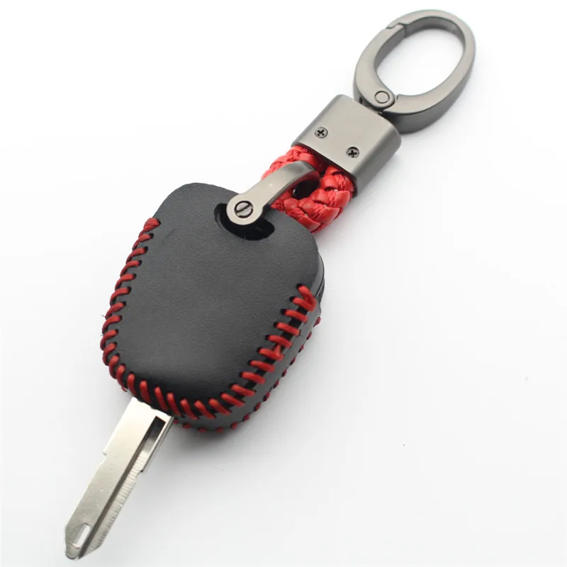 FLYBETTER чехол из натуральной кожи с 2 кнопками для Peugeot 206/306/307/408/406 Citroen C2/C3/C4/C5/C8/Picass