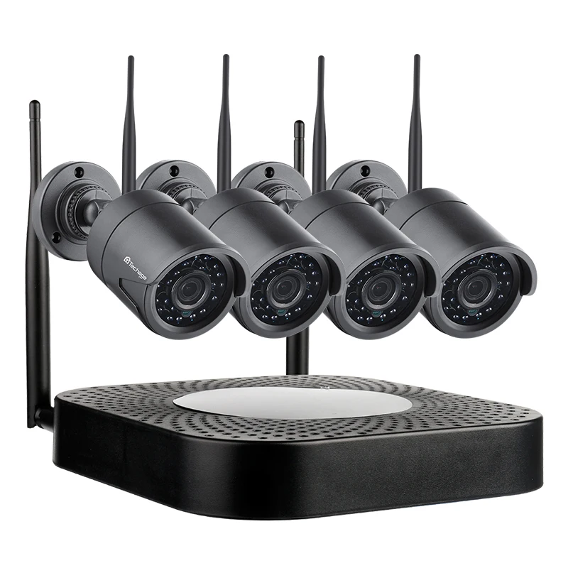 Techage 4CH 720P Wireless Security Camera System Wifi CCTV P2P Outdoor Video NVR Set 1MP Home Surveillance Kit 2TB HDD Plug Play Techage 4CH 720P Wireless Security Camera System Wifi CCTV P2P Outdoor Video NVR Set 1MP Home Surveillance Kit 2TB HDD Plug Play