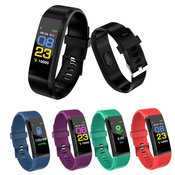 

ID115 Plus Smart Band Activity Fitness Tracker Smart Watch Waterproof Heart Rate Blood Pressure Monitor VS Y5 Smart Bracelet