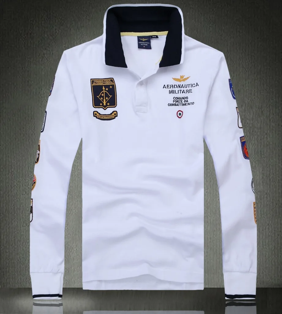 

2019 Clothes Solid Color Long Sleeve POLO Shirt Man Cotton POLO-Shirt Casual King
