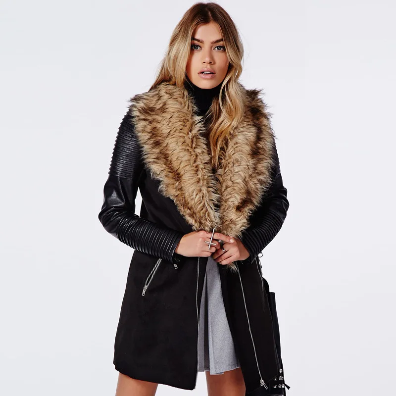 Manteau d'hiver femme fourrure Manteau d'hiver femme fourrure