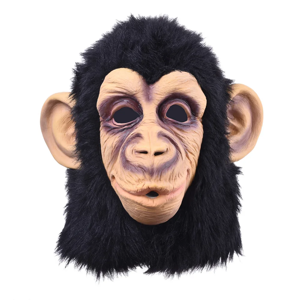 Funny Animal Head Full Face Latex Mask Fancy Dress Party Halloween Cosplay Mask