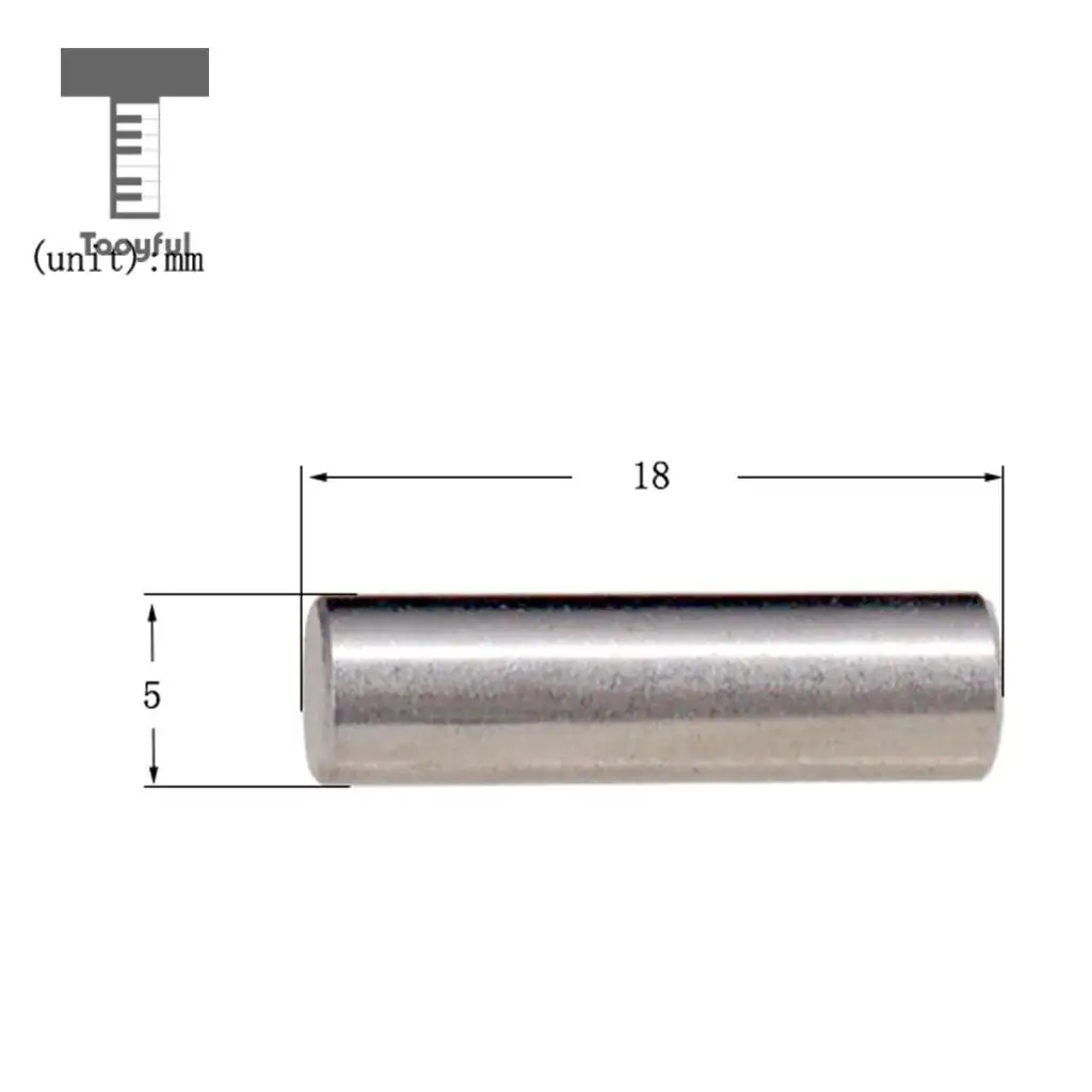 Tooyful 12 шт. Alnico 5 пикапа Polepiece магнит Slug стержни 18 мм для электрогитары бас запчасти
