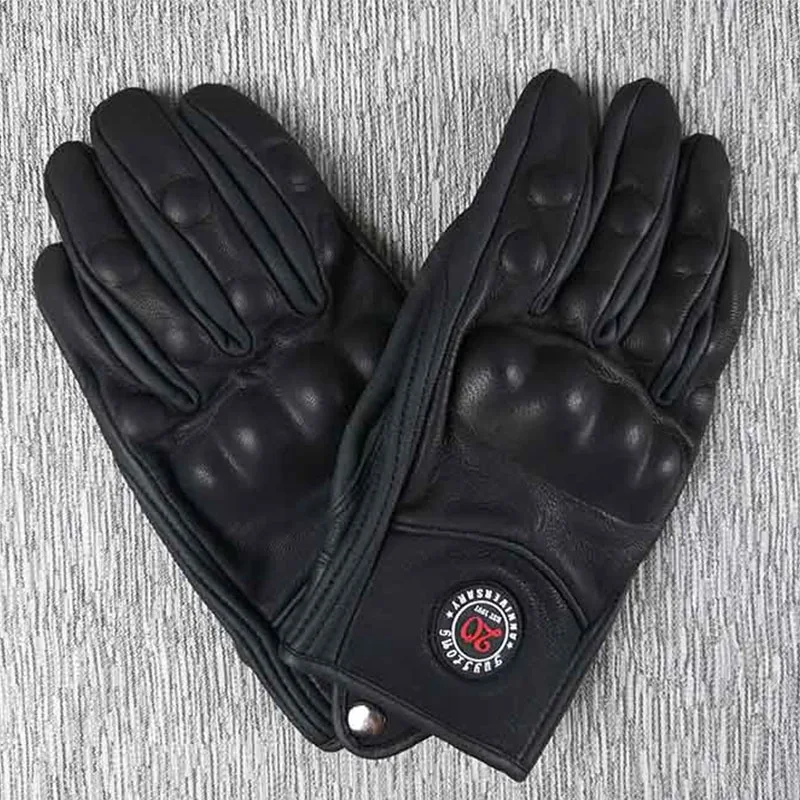 Geniune leather full finger motorcycle gloves summer man woman motorbike racing protective gear touch screen breathable gloves Geniune leather full finger motorcycle gloves summer man woman motorbike racing protective gear touch screen breathable gloves