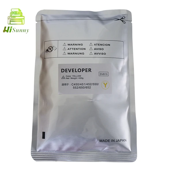 33.99usd:pcs 123.99usd:set 630G for black 430G for color TN613 TN-613 for Konica Minolta C452 C552 C652 C450 C550 C451 C650 C 452 552 652 450 550 451 650 Iron Powder Developer -2